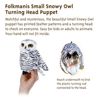 Small Snowy Owl Puppet