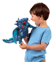 Blue Three Headed Dragon Puppet