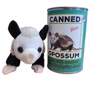 Oliver the Canned Opossum | Stuffed Animal Plush w/Jokes