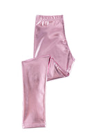 LOVE LIFE METALLIC LEGGING - PINK