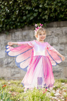 BUTTERFLY TWIRL DRESS WITH WINGS