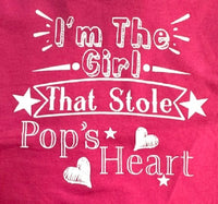 I'M THE GIRL THAT STOLE MY POP'S HEART
