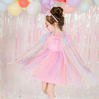 PASTEL RAINBOW CAPE