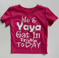 ME AND YAYA GOT IN TROUBLE TODAY