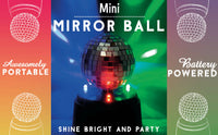 MINI DISCO MIRROR BALL