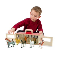 Take-Along Show-Horse Stable Play Set