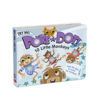 POKE A DOT - 10 LITTLE MONKEYS BOOK