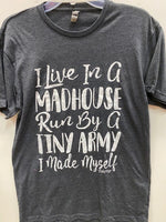I LIVE IN MAD HOUSE RUN BY A TINY ARMY I MADE MYSELF