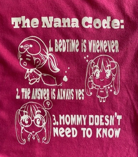 THE NANA CODE T-SHIRT | Imagination Unlimited