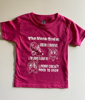 THE NANA CODE T-SHIRT
