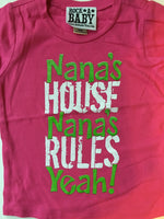 Nana's House Nanas Rules t-shirt
