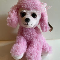 Pink Poodle with lashes