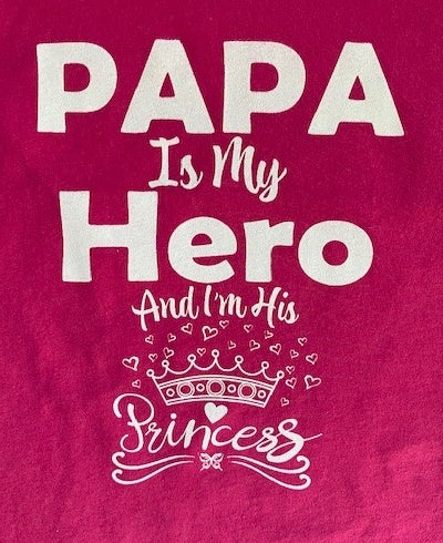 PAPA IS MY HERO AND I'M HIS PRINCESS Imagination Unlimited