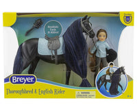 BREYER THOROUGHBRED & ENGLISH RIDER