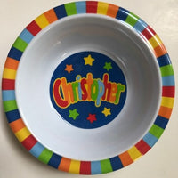 Christopher Personalized Bowl