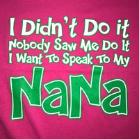 Didn't Do It Nana Shirt