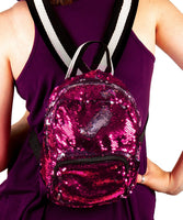 Pink/Silver Magic Sequin Mini Backpack