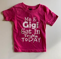 ME AND GIGI GOT IN TROUBLE TODAY