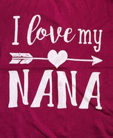I Love My Nana Shirt