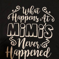 What Happens at Mimi's - Never Happened