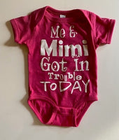 ME AND MIMI GOT IN TROUBLE TODAY