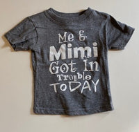 ME AND MIMI GOT IN TROUBLE TODAY