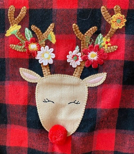 Mud pie outlet reindeer outfit