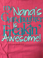 Nana's Granddaughter t-shirt
