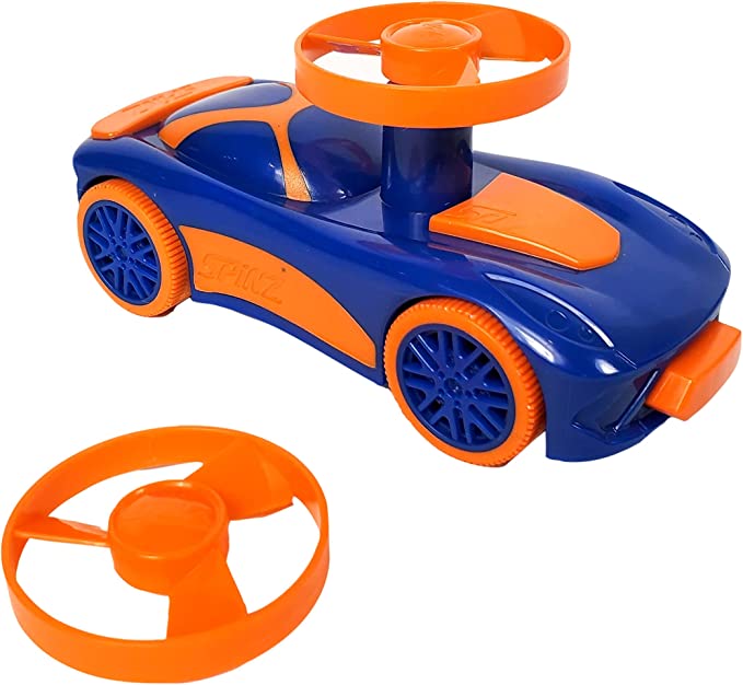 SPINZ PULL BACK RACE CAR WITH FLYING DISC
