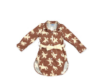 BROWN RUNNING HORSE DRESS