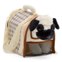 Pug in Carrier -9”