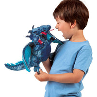 Blue Three Headed Dragon Puppet