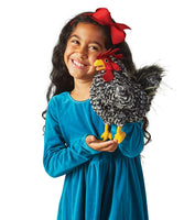 Rooster, Barred Rock Puppet
