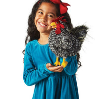 Rooster, Barred Rock Puppet