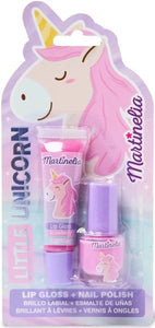 Little unicorn lip gloss and nail polish
