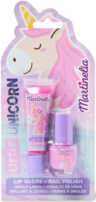 Little unicorn lip gloss and nail polish