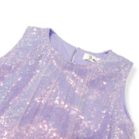 17014 Sequin Layer Dress ( 2 Colors)