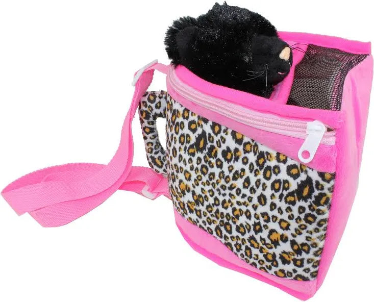 9” Black Cat in Carrier
