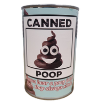 Canned Poop - Funny Gag Gift Dirty Santa White Elephant
