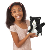 Tuxedo Kitten Puppet
