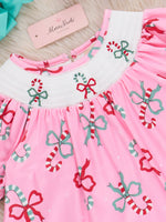 Christmas Sweet Tooth Smocked Dress

