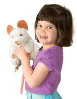 White Mouse Puppet

