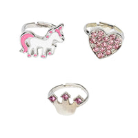 PRINCESS RING SET - 3 PIECES