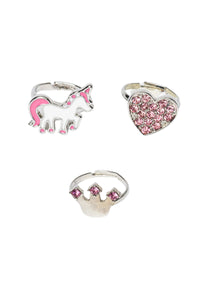 PRINCESS RING SET - 3 PIECES