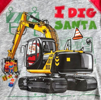 CHRISTMAS EXCAVATOR SHIRT
