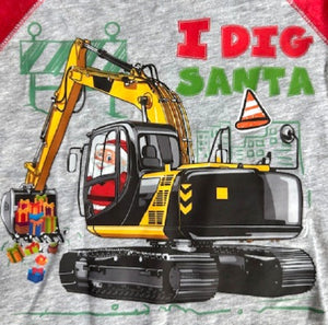CHRISTMAS EXCAVATOR SHIRT