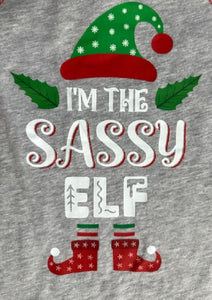 I'M THE SASSY ELF SHIRT