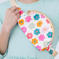 RETRO FLORAL BELT BAG