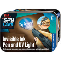 SPY LABS: INVISIBLE INK PEN AND UV LIGHT
