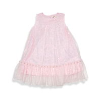 17014 Sequin Layer Dress ( 2 Colors)
